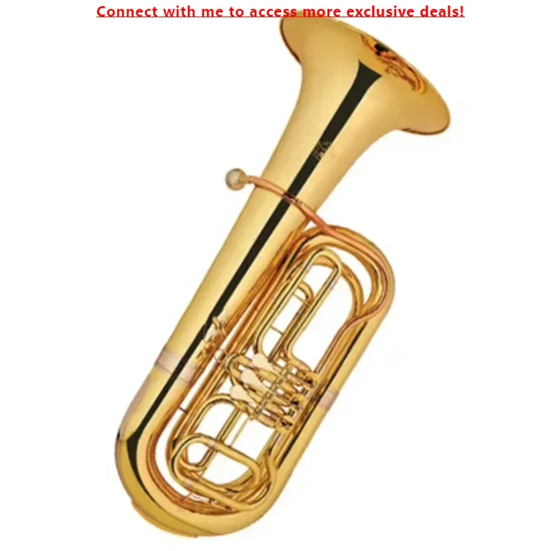 

SEASOUND OEM Cheap Bb Lacquer 3 Rotary Pistons Tuba JYTU0736