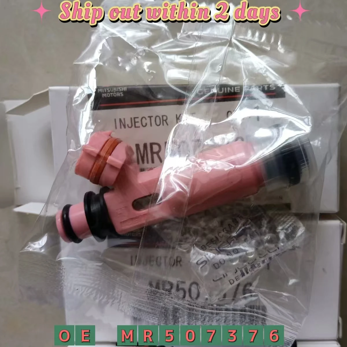 

1pc Fuel Injector For Mitsubishi Pajero Sport 6G72 3.0 V6 V73 MR507376 genuine