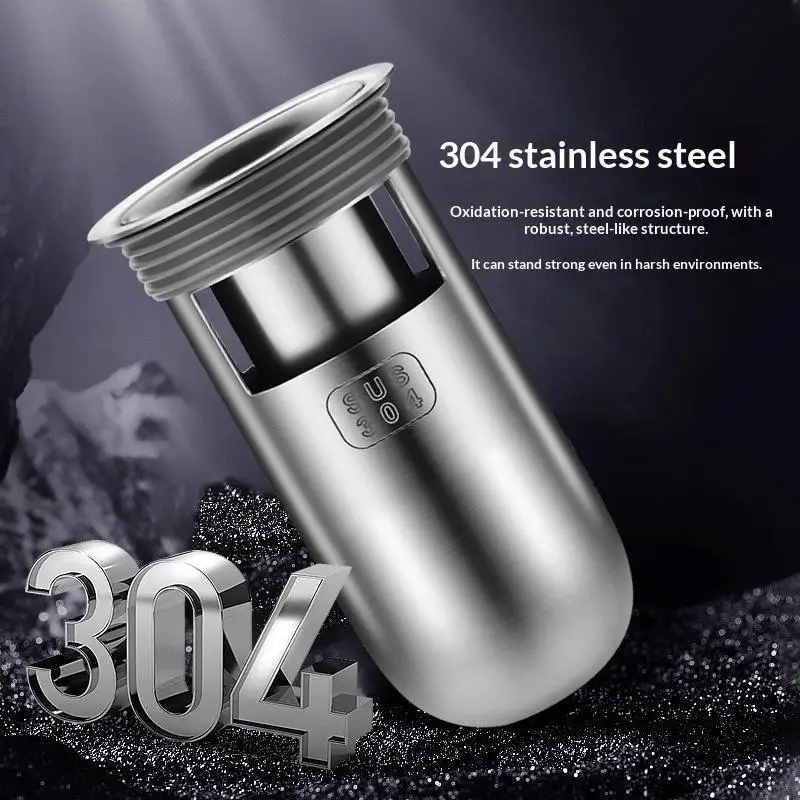 1pc Shower Floor Drain Backflow Preventer Sewer 304 Stainless Steel Toilet Sewer Filter For Bathroom Accessories