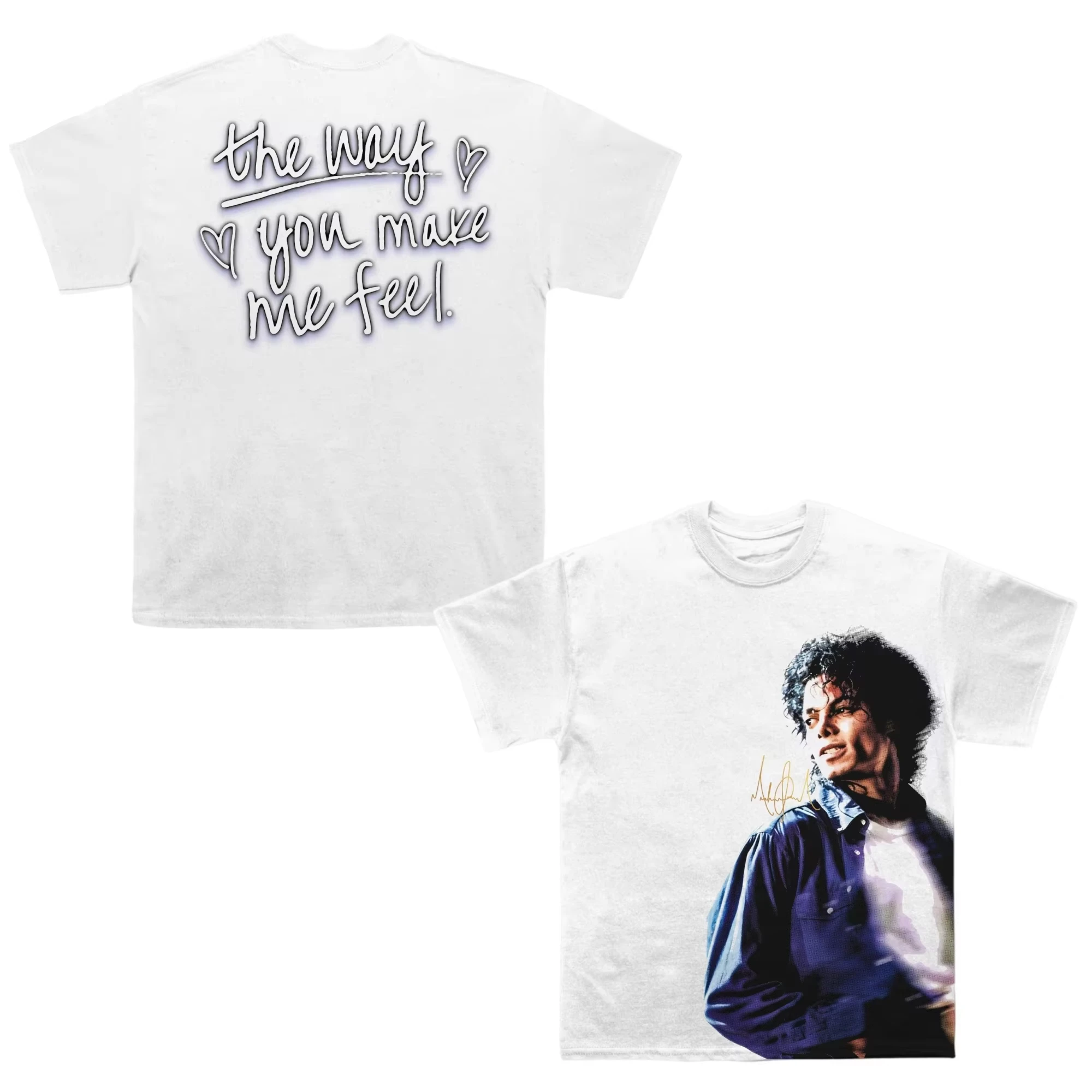 2026 Michael Jackson Movie MJ Signature Popular T Shirt Men's Clothing Women's T-Shirt Y2k Tee Fans Gifts Summer T Shirt