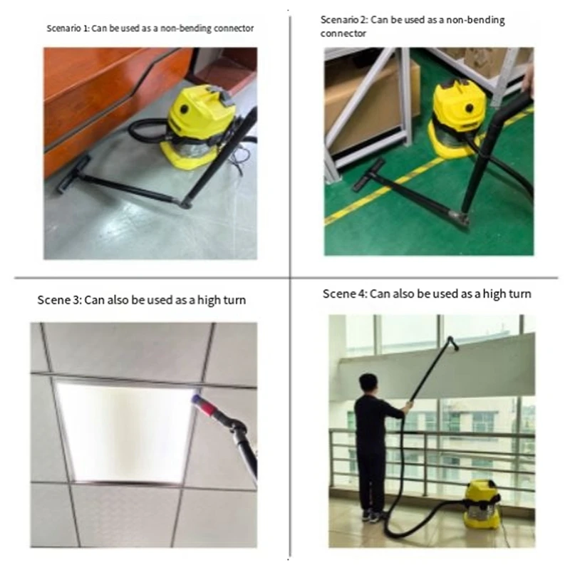 1 jeu d'outils à dégagement rapide, alésage de 35 à 32Mm, adaptateur inférieur, accessoires pour aspirateur, sans flexion, universel