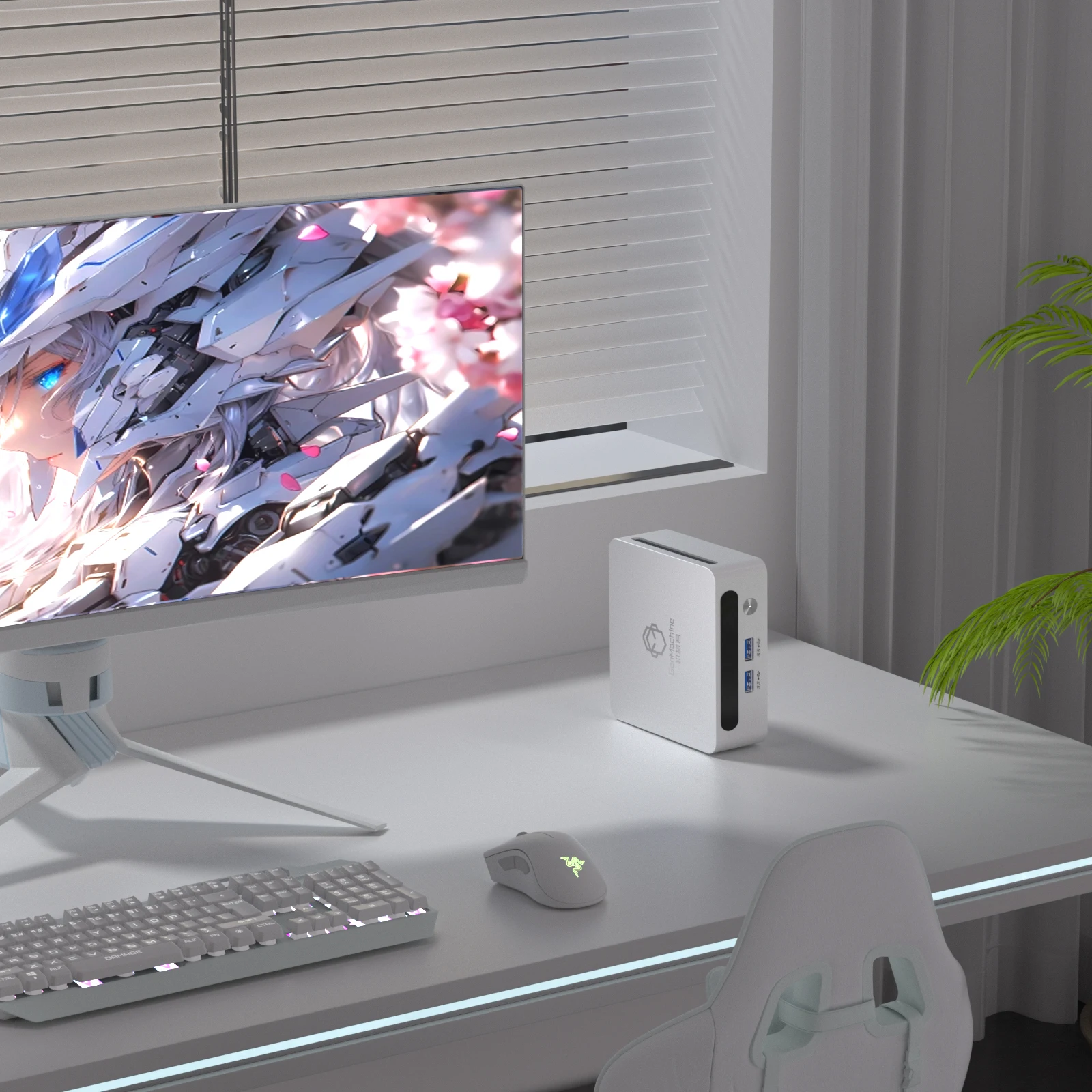 GenMachine Ryzen 3 4300U New Mini PC Windows 11 Pro 64GB 2TB DDR4 Dual Channel WIFI6 BT5.2 Desktop Office Gaming pc