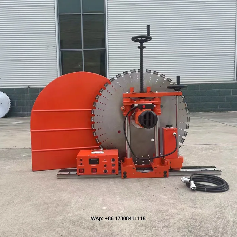 

Fully Automatic Guide Rail Wall Cutting Machine Dust Free High-frequency Wall Saw Machine Portable Wall Slotting Machine