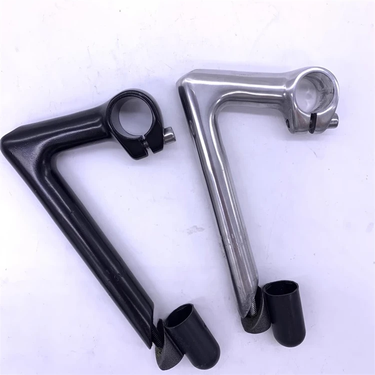 Vintage Rennrad Vorbau Schwanenhals Aluminium Passend für 25,4 mm Fahrradlenker 22,2 mm Gabel Standrohr 180 mm horizontale Länge 60 mm/80 mm – Detail 5