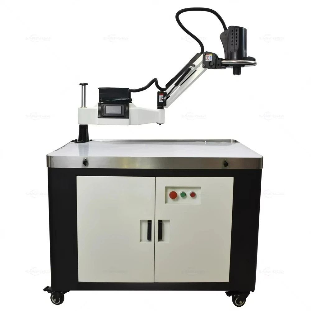 Electric vacuum suction deburring machine, servo motor electric metal deburring polishing machine with table