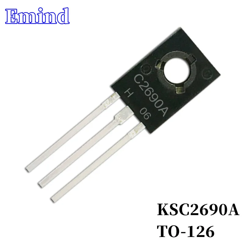 

10/20Pcs KSC2690A C2690A DIP Transistor TO-126 Type NPN Bipolar Amplifier Transistor 160V/2.4A