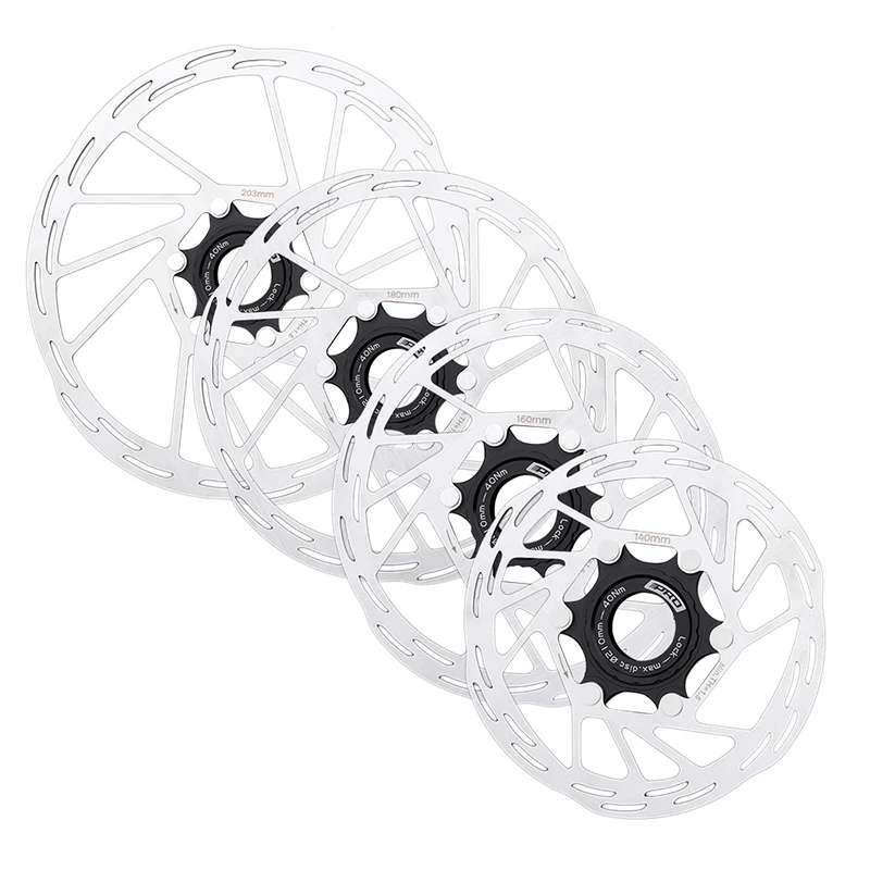 IIIPRO Central Lock Bike Brake Rotor 140/160/180/203mm Stainless Steel MTB Road Mountain Bicycle Oil Disc Brake Plate