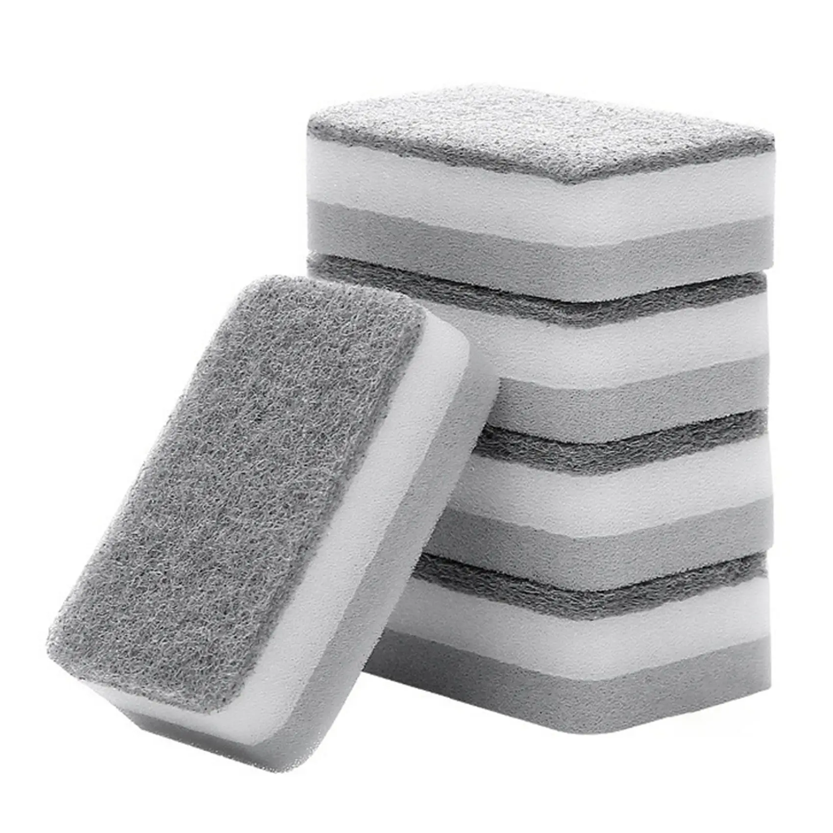 BAAG-75Pcs Kitchen Sponges Dishwashing Sponges Magic Cleaning Sponges Brush