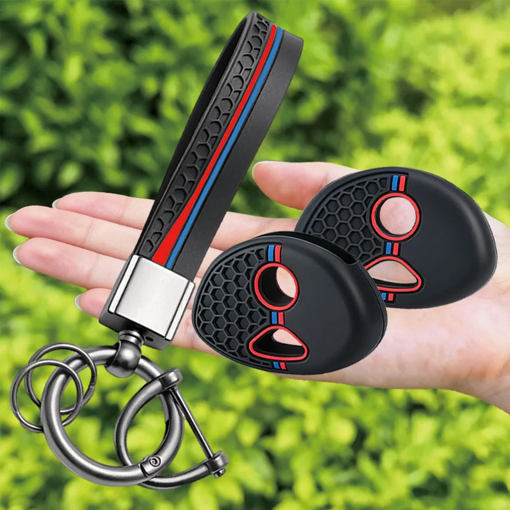 KeyChain Silicone Motorcycle Key Case Cover For BMW F650GS F800GS S1000RR F650 F800 R1200 R1150 R ST RT GT K1200R K1300GT
