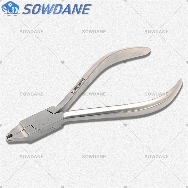 Dental Orthodontic Crimping Plier Crimpable Hook Pliers Hook Placing Plier Universal Type Stainless Steel Dentist Instrument