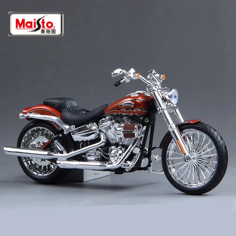 Maisto 1:12 Harley 2014 CVO BREAKOUT Alloy Racing Motorcycle Model Simulation Metal Street Motorcycle Model Childrens Toys Gifts