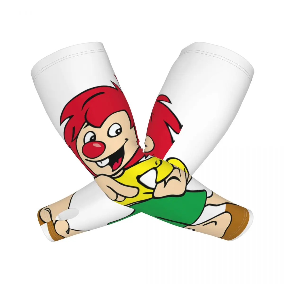 Pumuckl 8 Outdoor Arm Sleeves Sun UV Protection Cover Summer Ice Silk Cycling Tattoo Sleeves