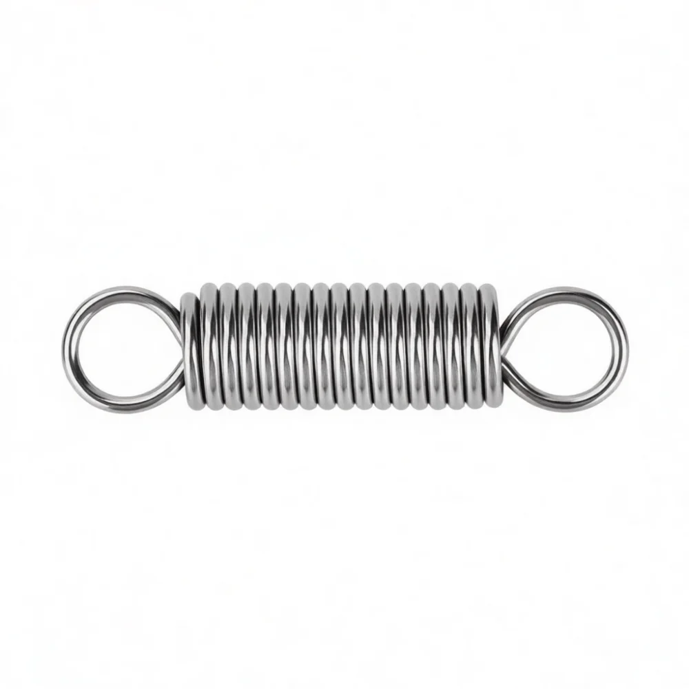 Heavy Duty Extension Spring 304 Stainless Steel Industrial Tension Coil Hardware Metal Fastener Mechanical Equipment Part