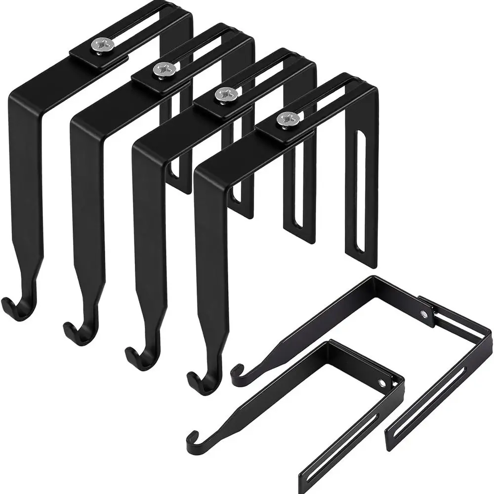 Adjustable Cubicle Hangers Universal Home Supplies Partition Hanger Stainless Steel Cubicle Hooks