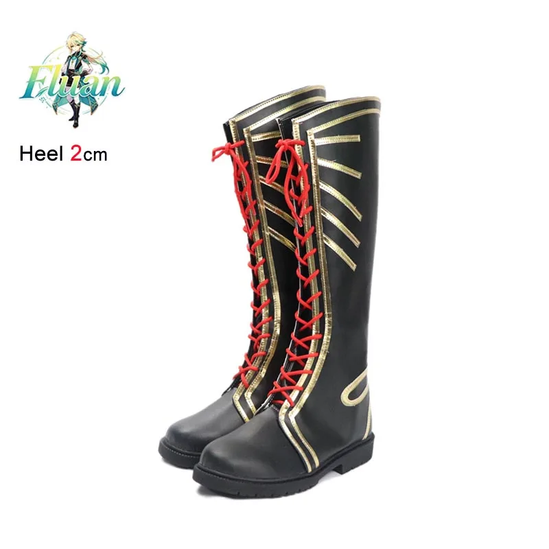 

New Cosplay Shoes Custom Halloween Themed Events Costume Accessory Props Shoes Men And Women Styles Available Knee Length Boots