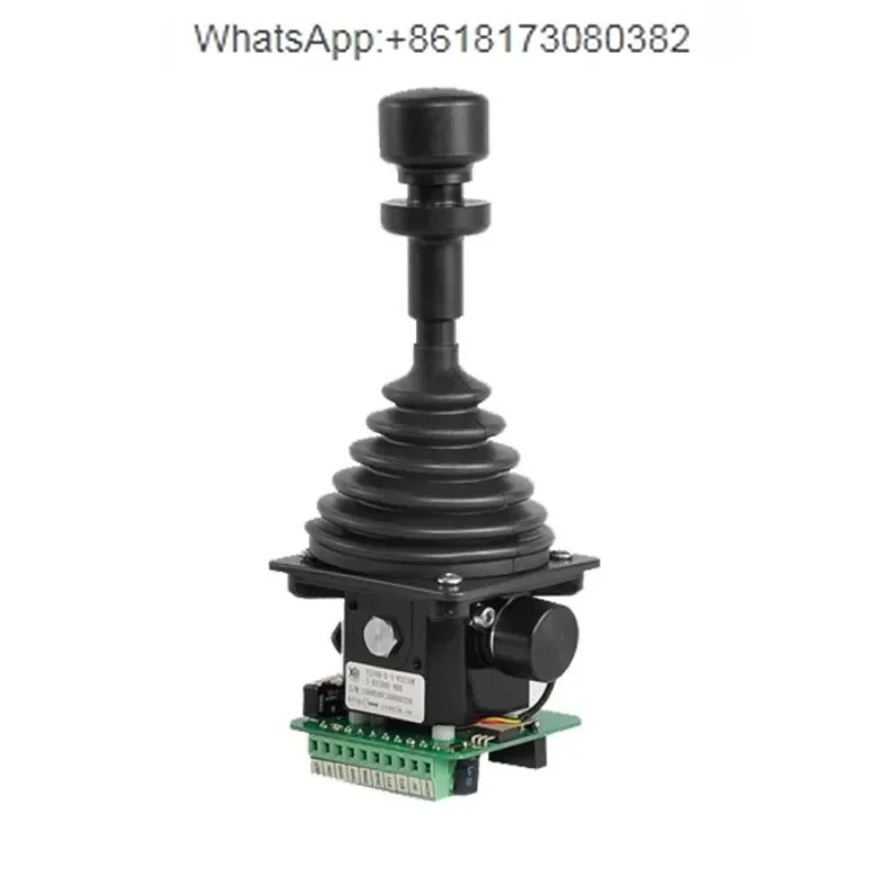 YJ100 industrial joystick, excavator operating handle single and double axis rocker controller self-locking Hall joystick