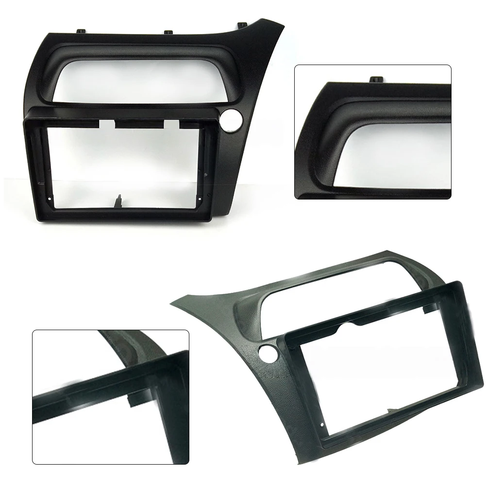 Fascia Radio Stereo Panel Navigation Modification Panel Frame For Civic Double Din Fascia Radio Stereo Panel Dash Mounting