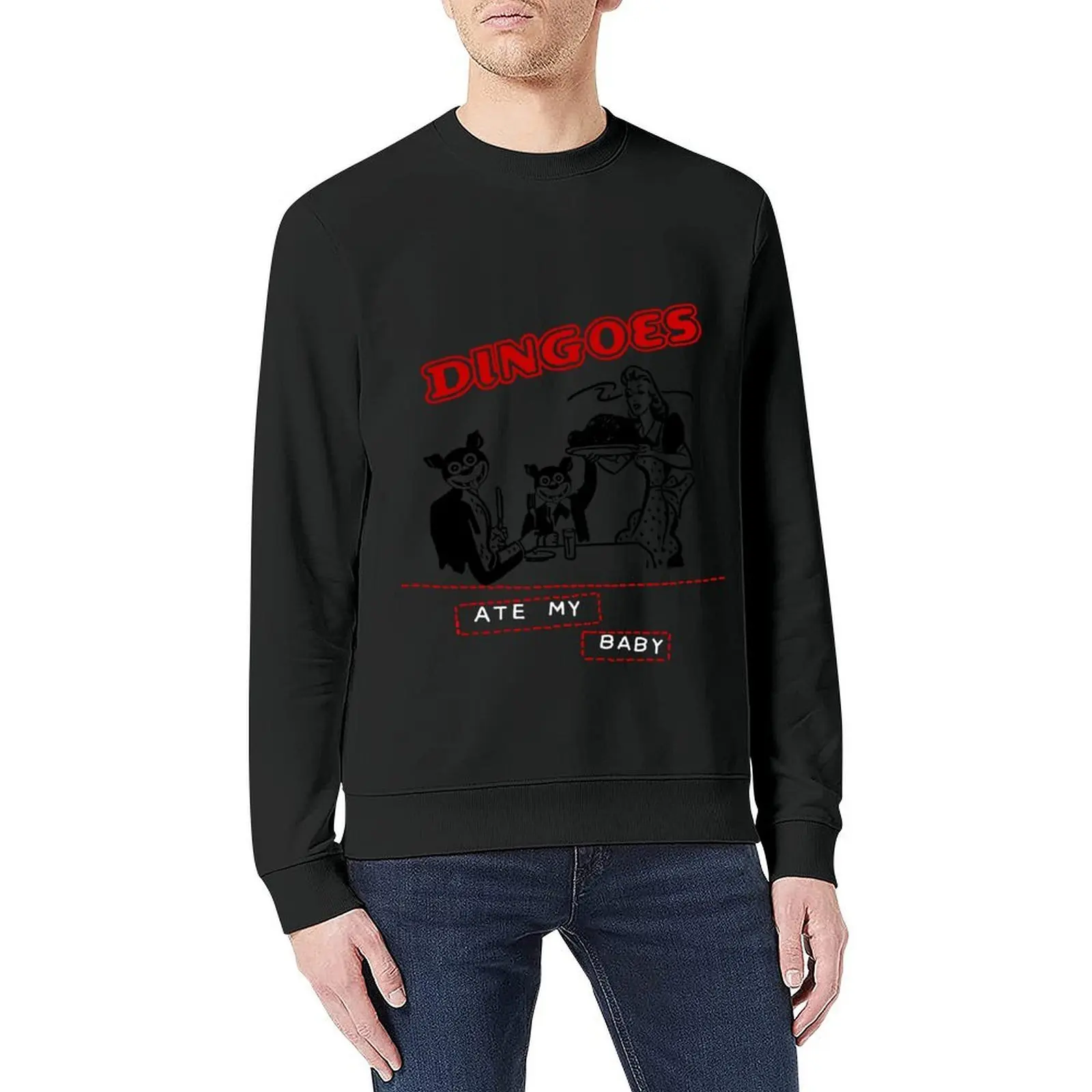 Dingoes Ate My Baby بلوفر رجالي طقم قميص رياضي ملابس كورية ملابس أنيمي ملابس رجالي سويت شيرت