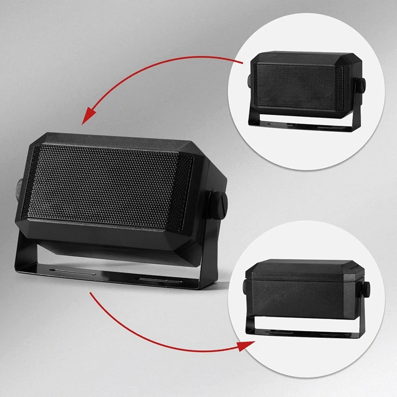 External Mini Speaker For Car Mobile CB Radio, 5W Output And 8Ω Impedance,Portable Speaker