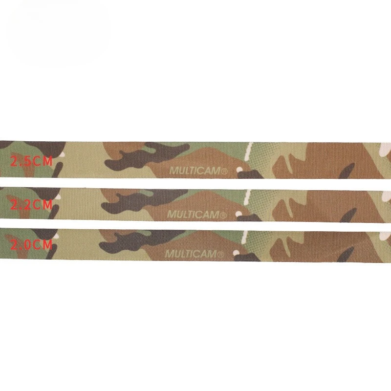 Binding Tape CP All Terrain MC Camo Polyester 20mm 22mm 25mm Webbing Strap for Tactical Backpack Bags Outdoor Use by the meter view 4