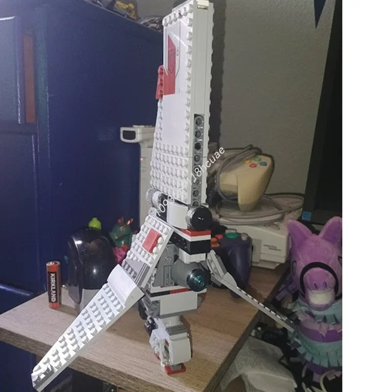 

255 деталей MOC T-16 Skyhopper Star Battle: конструктор из пластика, развивающая и творческая игрушка, подарок на Рождество