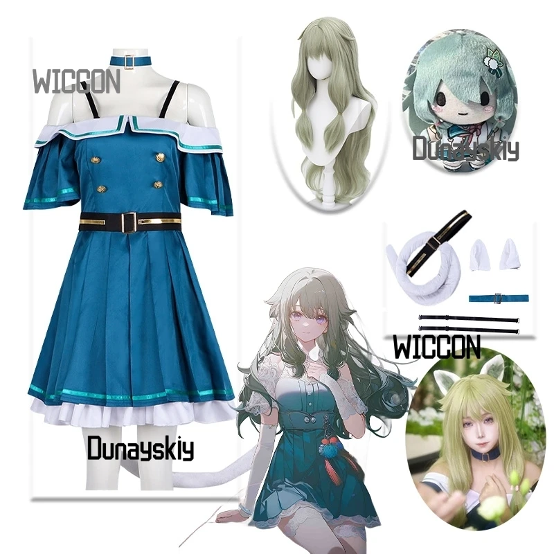 

anime cosplay Kusnagi Nene PJSK cosplay costumes wig accession furry jirai kei lolita dress kawaii sexy Halloween cosplay