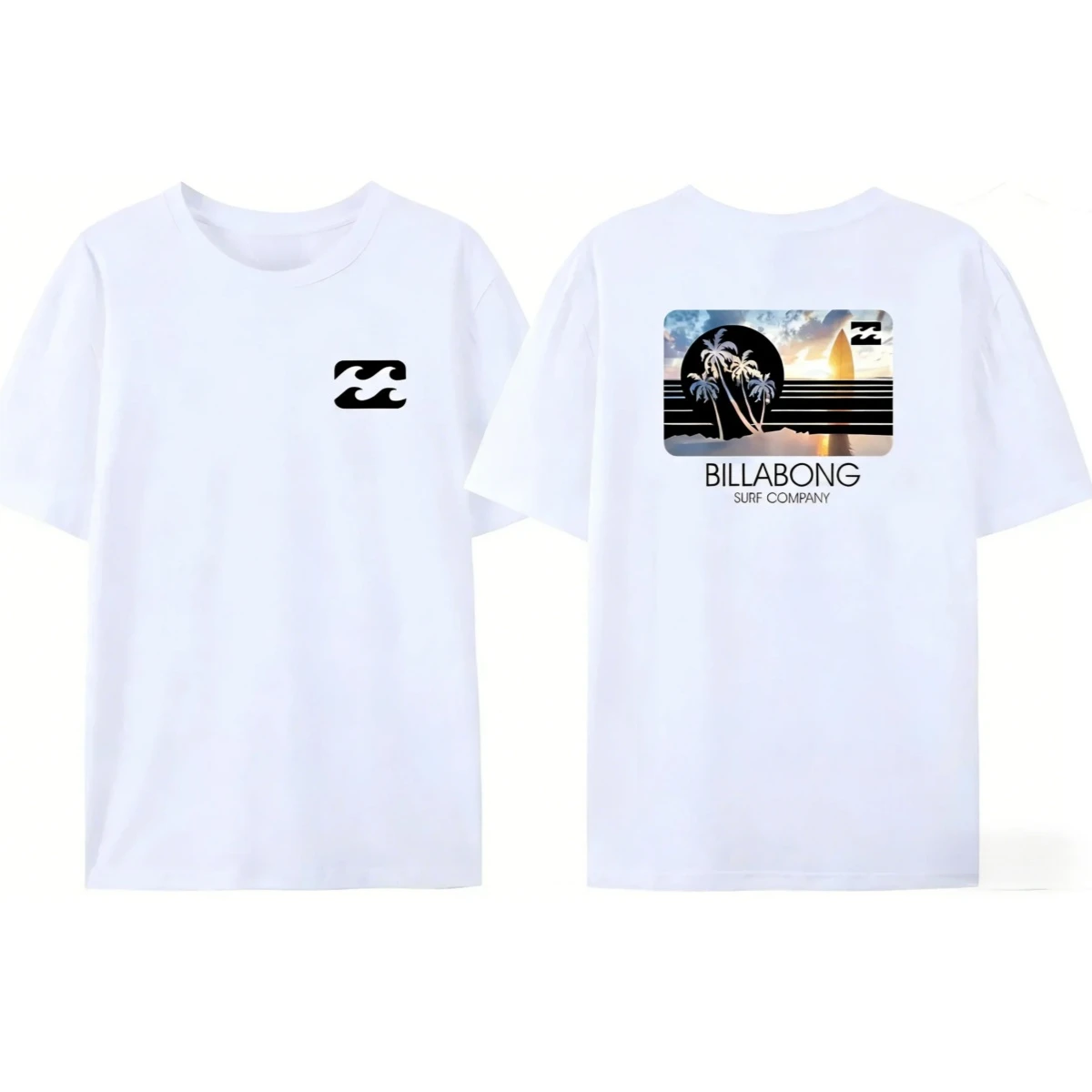 Hot Summer Men's Billa 2026 Bong English Printed T-shirt Cotton Double-sided High-quality Casual T-shirt Clothing Graphic