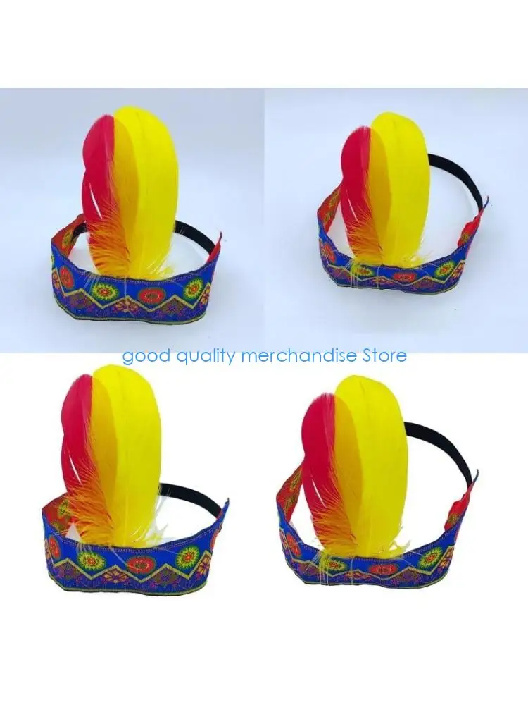 

Y5JD 1920s Fascinator Headbands for Women Single Party Female Headwear Dress UP Headbands