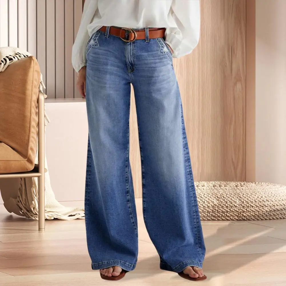 여성 바지 스트레치 하이 웨스트 워시 디스트레스드 포켓 빈티지 데님 streetwear 여성 바지