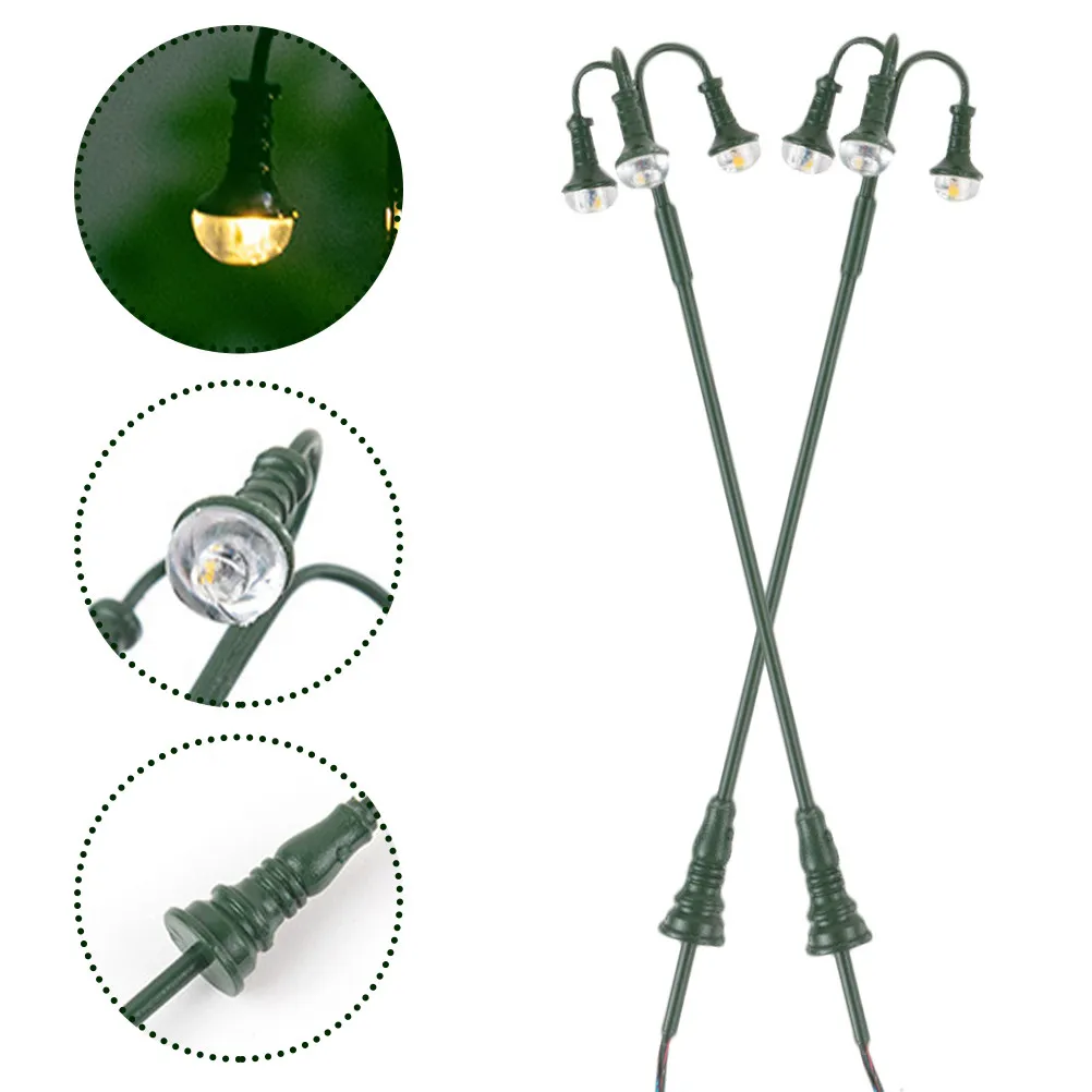 

2 шт. Декоративные мини-уличные фонари, имитирующие садовые светильники, для DIY-домиков, садов, песочниц, микроландшафтов