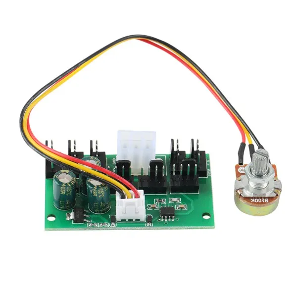 1 шт., контроллер скорости вентилятора для компьютера, DC12 в