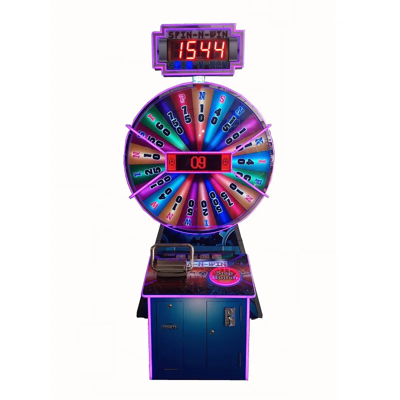 Indoor Amusement Park Spin Win Redemption Ticke Lottery Game Machine| Carnival Arcade Games for Game Center
