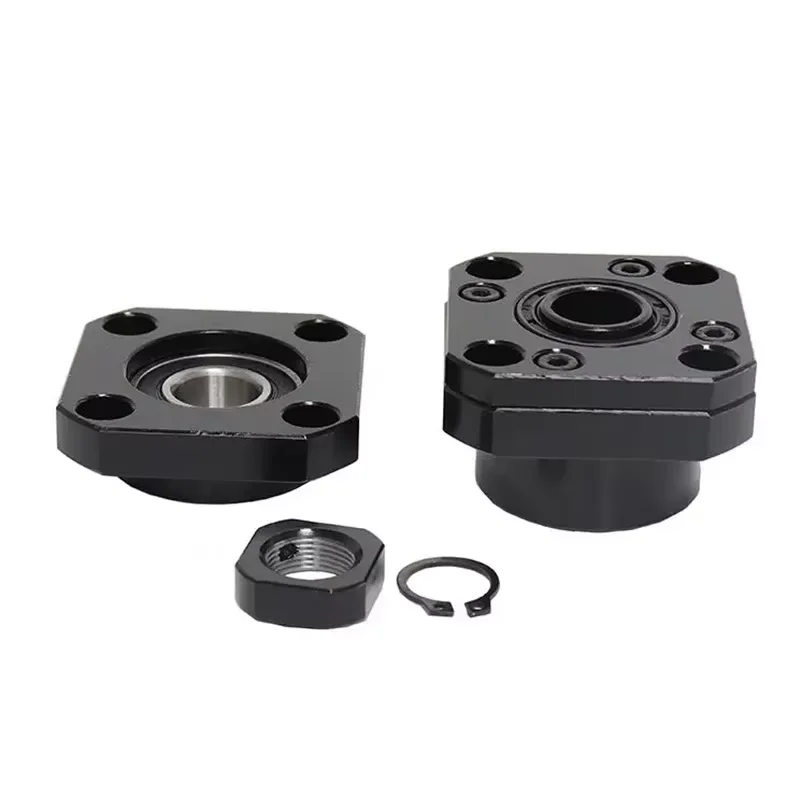 Ball Screw Support Unit FK12 FF12 FF20 FF30 FK20 FK30 Lead Screw End Support Bearing Housing for CNC Parts
