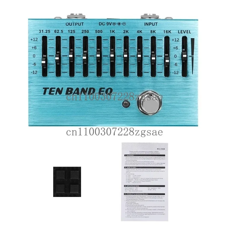 Ten-segment EQ adjustment monolithic effect device 10-segment SA-01 is suitable for a large number of low-frequency rhythm tones