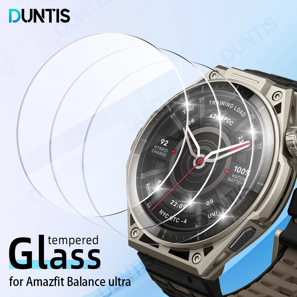 Tempered Glass Screen Protector for Amazfit Balance Ultra Anti-scratch Glass Protection Film Screen Protector Accessories