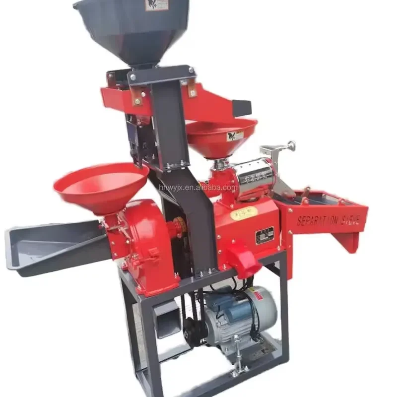 Efficient Classification Multilayer Vibrating Screen Rice Milling Machine Engine Motor 200-250kg/h Capacity for Rice Paddy