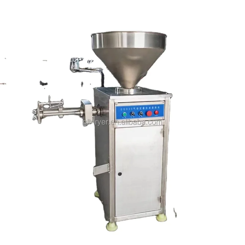 Commercial Vacuum Sausage Filler With Servo Weight Control For Hot Dog Sausage Ham And Meat Product Manufacturing