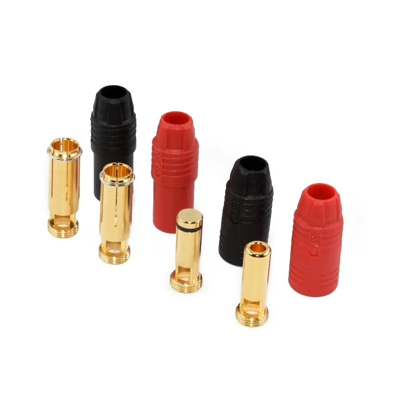 AS150 Male/Female Connector 7mm Golden Plated Anti-spark Plug High Current 200A For Remote Control Model Accessories