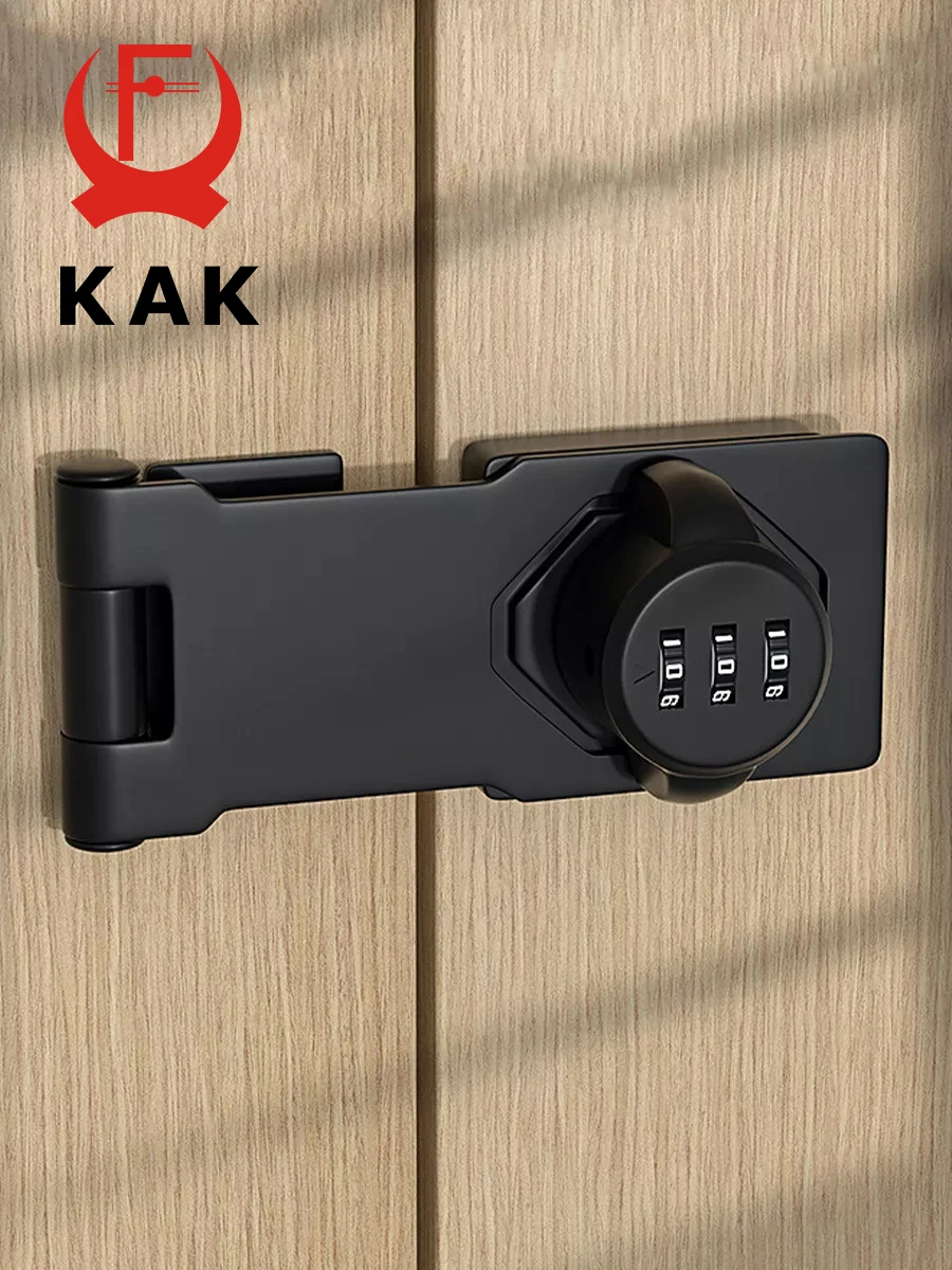 KAK 3 Digit Household Security Cabinet Password Locks Keyless Drawer Combination Coded Door Lock Zinc Alloy Furniture Hardware