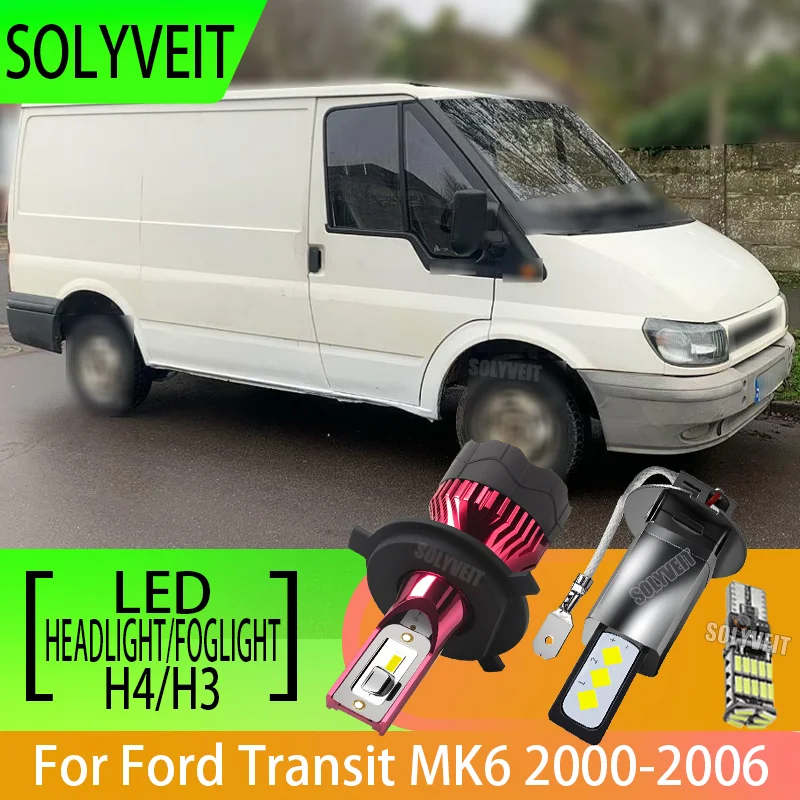 

Quick Setup Reliable H4 H3 LED Car Light Bulb Headlamp Foglamp IP67 FOR Ford Transit MK6 2000 2001 2002 2003 2004 2005 2006