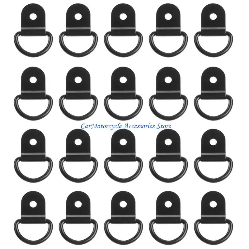 

P04d 20pcs Buit Hook Anchor D Share Tie Cill Down Cring Pistrings для трейлера