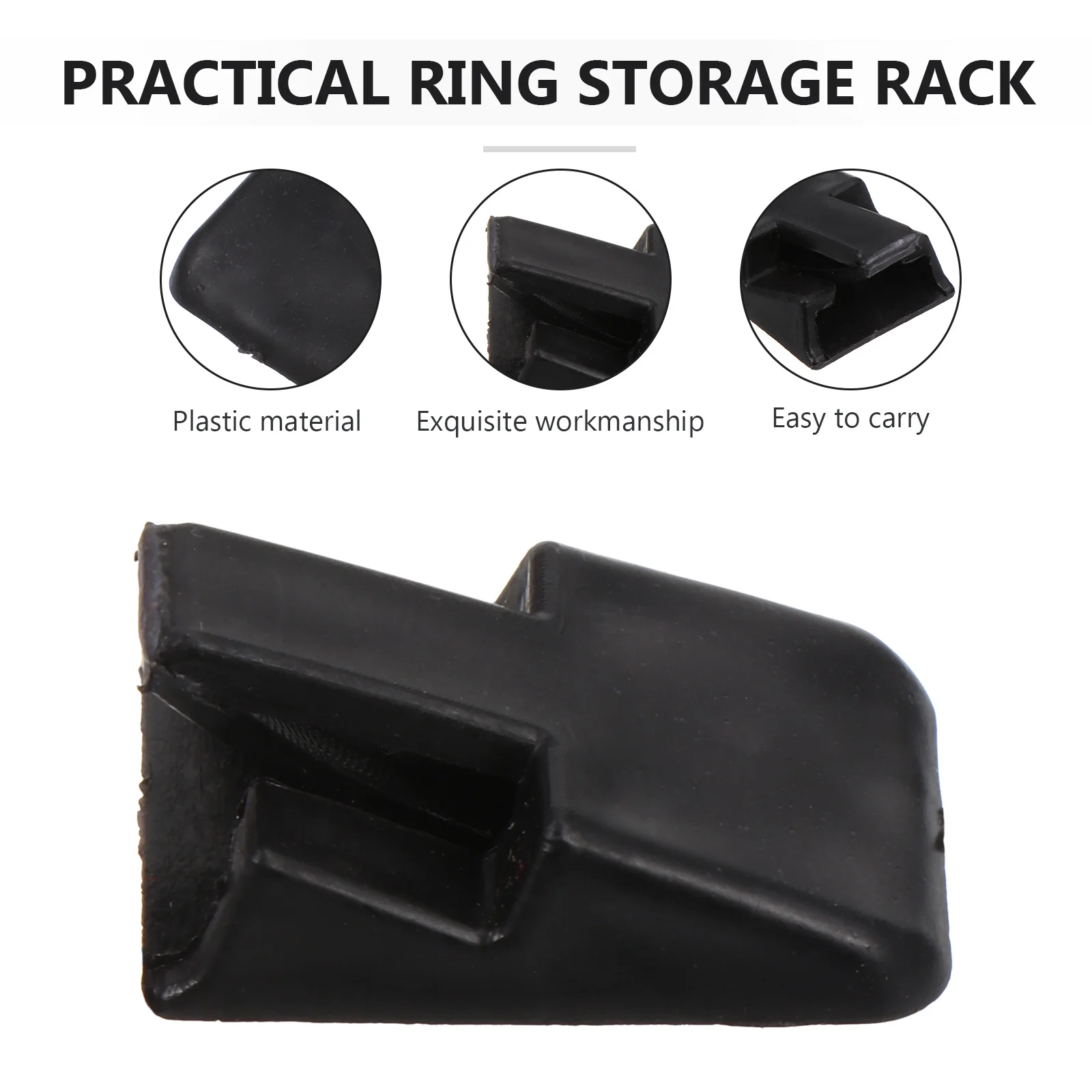 

35Pcs Plastic Ring Holder Rack Durable Finger Ring Organizer Display Stand Jewelry Display Shelf for Shop Plastic Jewelry Holder