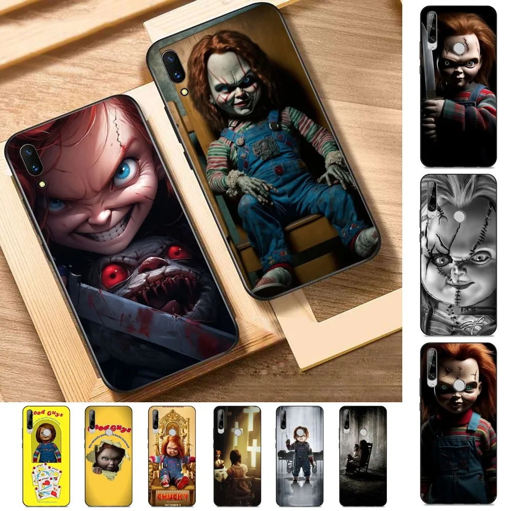 C-Childs-PlayS horror c-chucky girl Phone Case For Huawei Y9 6 7 5 Prime Enjoy 7s 7 8 plus 7a 9e 9plus 8E Lite Psmart Shell