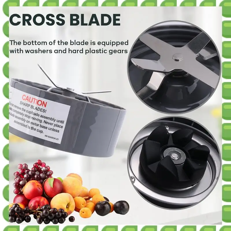 

A04V Blender Replacement Parts Cross Blade For Nutribullet Blender 600W/900W Extractor Replacement Blade