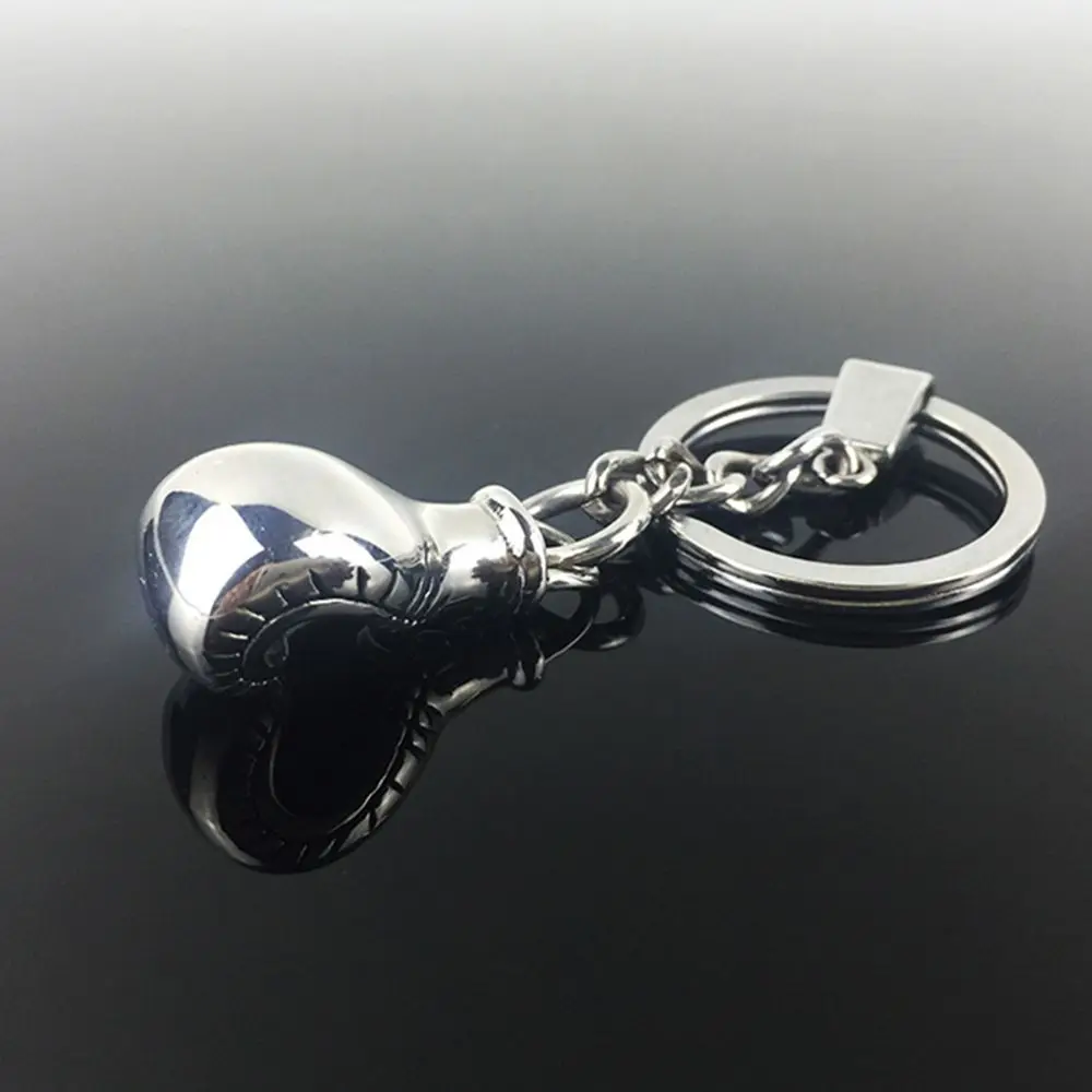 New 1PC Exquisite Glove Car Pendant Alloy Dreamed High Quality Boxing Gloves Keychain Keyfob Key Ring