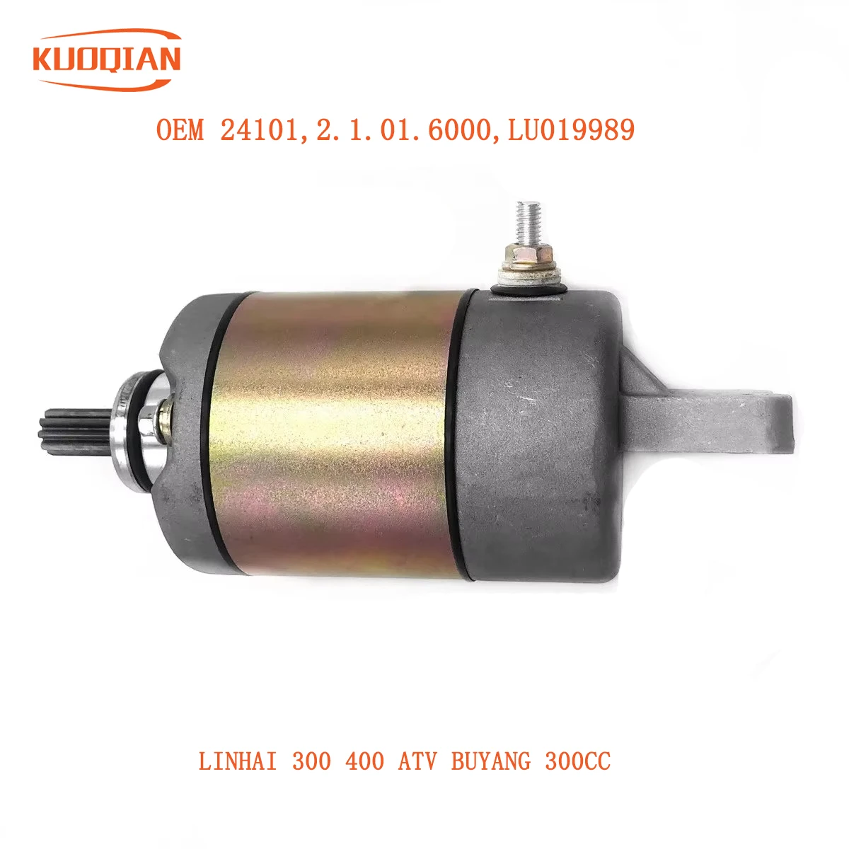 

Стартовый двигатель для LINHAI 260cc 300cc ATV BMS MOTOR SPORTS EAGLE Woodsman 300XL, деталь двигателя, стартер, четырехъядерный карт 24101