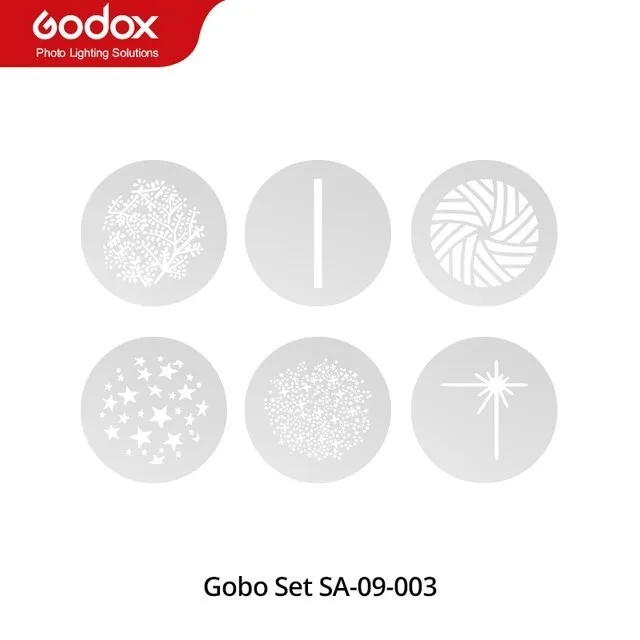 GODOX accessoire voor ML60 BI ML30 BI MLP Spotlight Mount Set 19 ° / 26 ° / 36 ° Verlichtingsmodificatoren Godox Mount Lights Accessoires