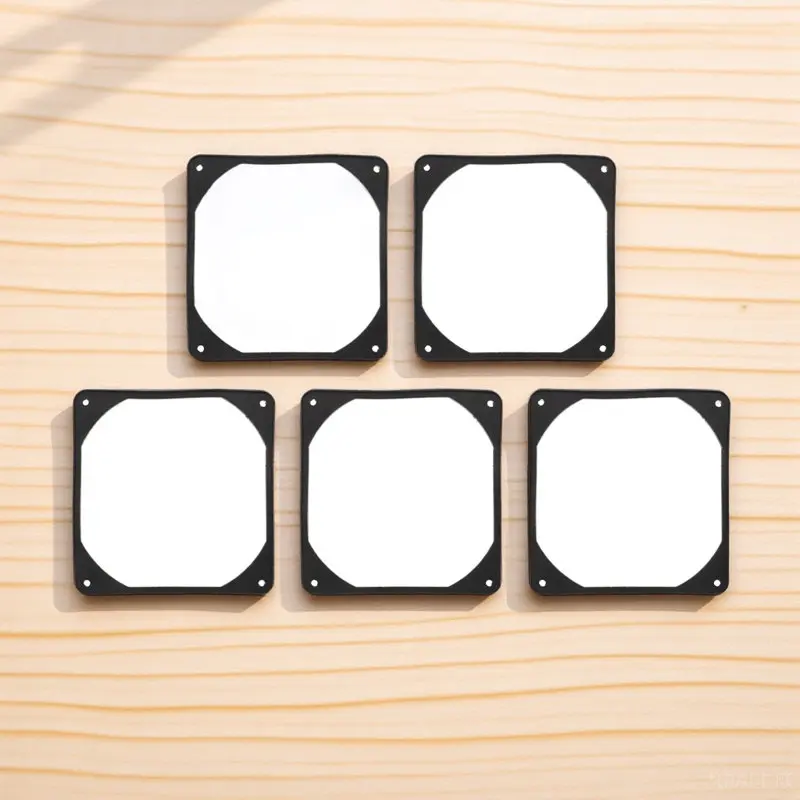 5Pcs Pc Fan Anti-Vibration Gasket Soft Flexible Silicone Pad for 120Mm Desktop Laptop Cooler Reduce Fan Noise Computer Supply