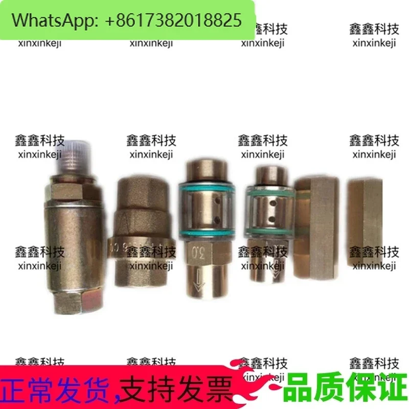 Rückschlagventil mit Schraubluftkompressor, transparentes Rückschlagventil für Öl, Rückschlagventil für Öl, Einweg-Rückschlagventil, Ölfenster 1/8