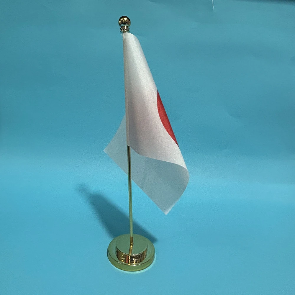 (SKY FLAG)14x21cm Office Desk Flag Of japan flag Polyester Japanese national flag Set Meeting Room Decoration